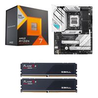 Pc Construct Bundle: AMD Ryzen 7 7800X3D, ASUS B650-A ROG Strix Gaming WiFi, G.Talent Flare X5 Collection 32GB DDR5 6000 Package