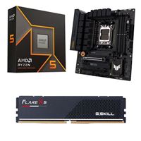 Pc Construct Bundle: AMD Ryzen 5 9600X, ASUS B650M Plus TUF Gaming WiFi, and G.Ability Flare X5 Collection 16GB DDR5-6000